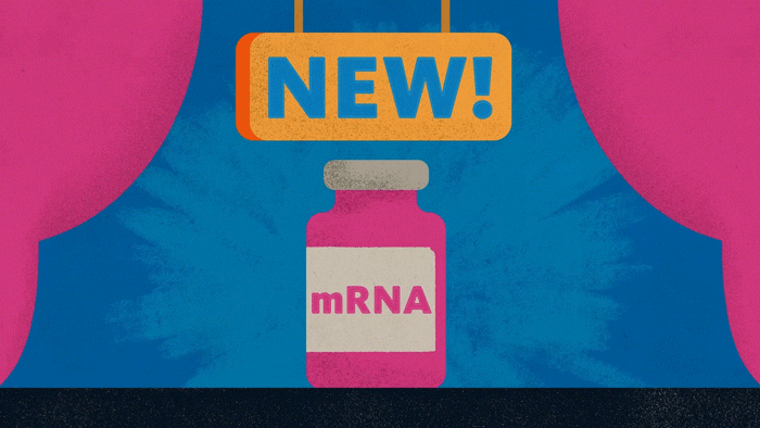 new mRNA animated image