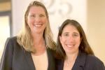 Melissa Bauman and Debbie Aizenberg standing next to each other smiling