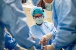 Dr. Diana Farmer in operating room