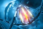 computer graphics of a DNA