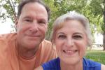 Selfie-style photo of Greg Spies, traumatic brain injury patient, and Debbie Watkins, his significant other