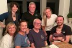 Art Foster, who credits UC Davis Health’s geriatric emergency department for saving his life, sits at dining room table surrounded by family members
