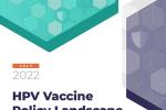 Cover of HPV Vaccine Policy Landscape, Public Health Strategies report