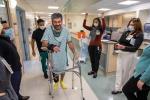 Francisco with his care team at UC Davis Health