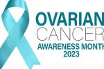 Ovarian cancer awareness month logo