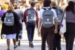 Students with CMSP backpacks