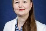 Portrait of Nataliya Bahatyrevich, a cardiothoracic surgery resident who has been awarded a T32 federal research grant