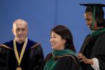 person getting hooded