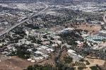 Aerial view looking northeast from the UC Riverside campus.