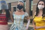 Three princesses at the Fall Fest