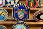 Scott Pegan challenge coin collection