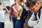 Girl experiencing social anxiety