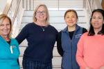 STEPS members Karen Brand, Michaela Nalamliang, Julie Kim and Theresa Murdock-Vlautin.