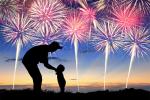 a-family-enjoys-fireworks-display