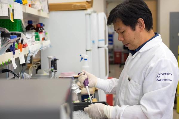 Man working in lab