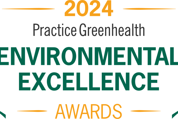 logo of the 2024 Practice Greenhealth Enviornmental Excellence awards