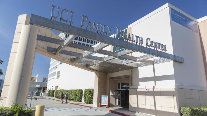 image of the outside of the UCI Family Health Center